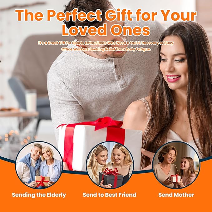 Zevessa Massager - Relief Wave Pro 3, Reliefwave Massager - 16-Head Massage Gun Set, 30 Intensity Levels with 16 Massage Heads, Quiet Percussion Massagers for Legs, Waist, Buttocks Muscles (Black)