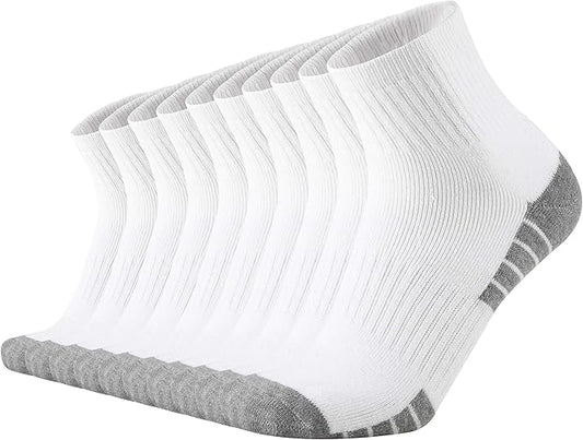 ONKE Max Full Cushion Low Cut Quarter Socks for Men Athletic Running Training Work Thick Warm Moisture Control Anti Blister