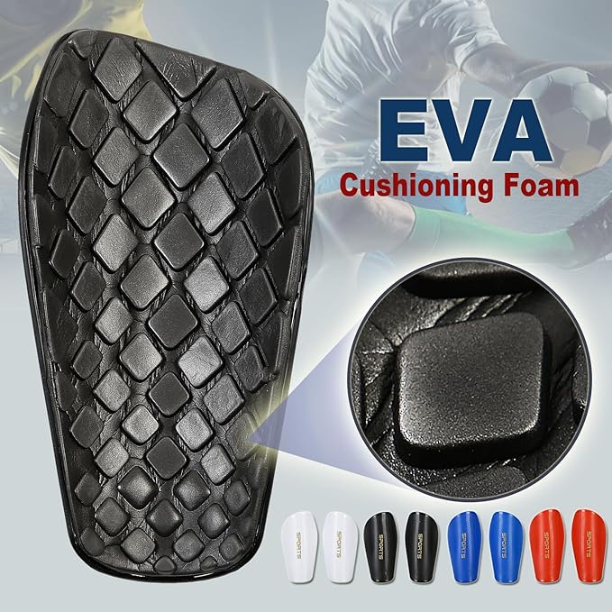 Soccer Shin Guards for Kids Youth and Shin Guard Sleeves Children's Calf Protectors for Boys Girls Kids Teenagers 3-5,5-10,10-15 Years Old Children