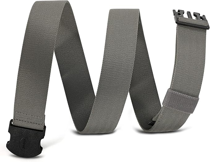 WHIPPY Mens Elastic Stretch Belt Unisex Adventure Web Belt for Women Men with Non-Metal Buckle Adjustable Belts