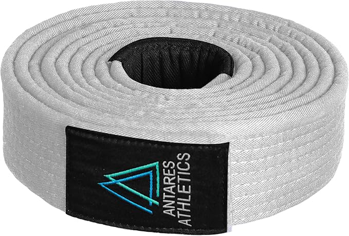 BJJ Belt for Men & Women Brazilian Jiu Jitsu Belt with Ranking Stripes Sleeve Bar Kids Jiu Jitsu Gi Belt