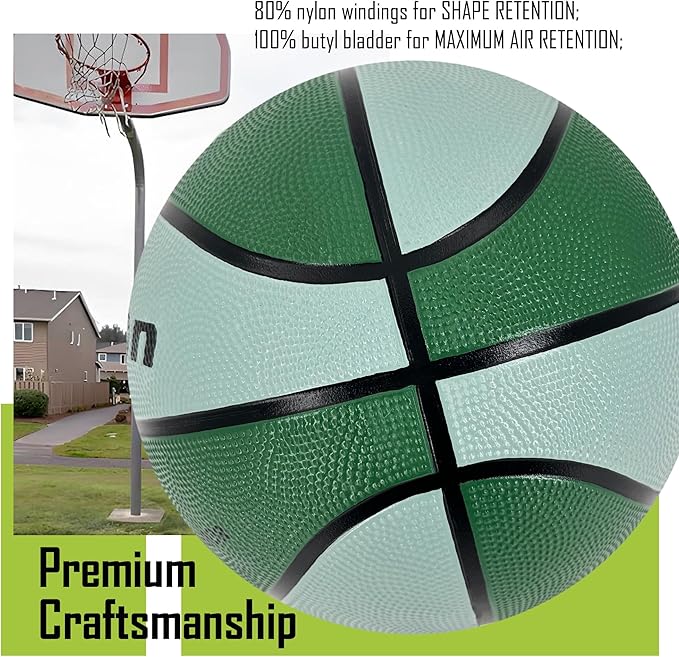 Senston Kids Basketball Balls Size 3/5/7 Basketballs Indoor Outdoor 27.5/29.5 inch Basketball Gifts for Kids/Girls/Boys