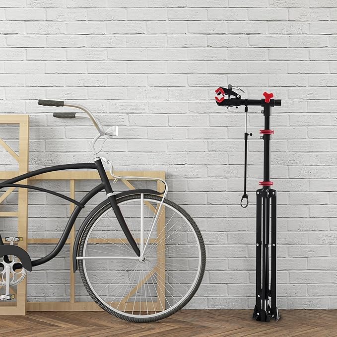 UNISKY Bike Repair Stand for Maintenance Height Adjustable Rack with Quick Release Bicycle Mechanics Maintenance Workstand