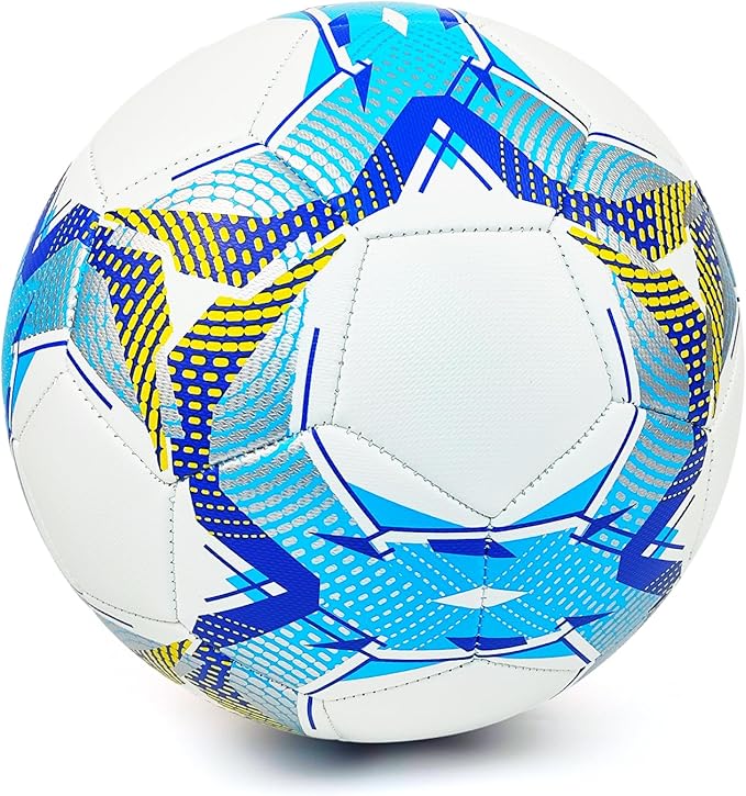 Soccer Balls Size 3 4 5 for Boys Girls Adults Training Soccer Ball for Lawn Indoor Outdoor Sports Red Blue Green Black White