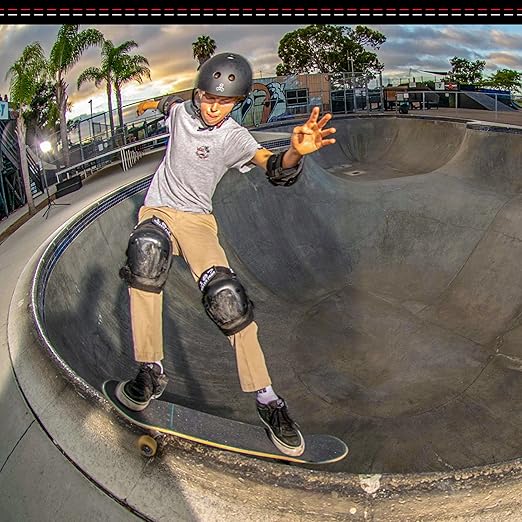 187 Killer Pads Knee Pads, Elbow Pads Combo Pack, Black, Large/X-Large