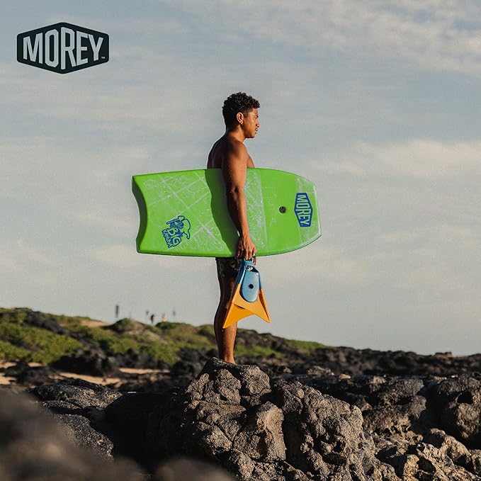MOREY® Big Kahuna 44" The Original Bodyboard for Tall Riders. Body Board for Beach, Re-Engineered 2025 Model