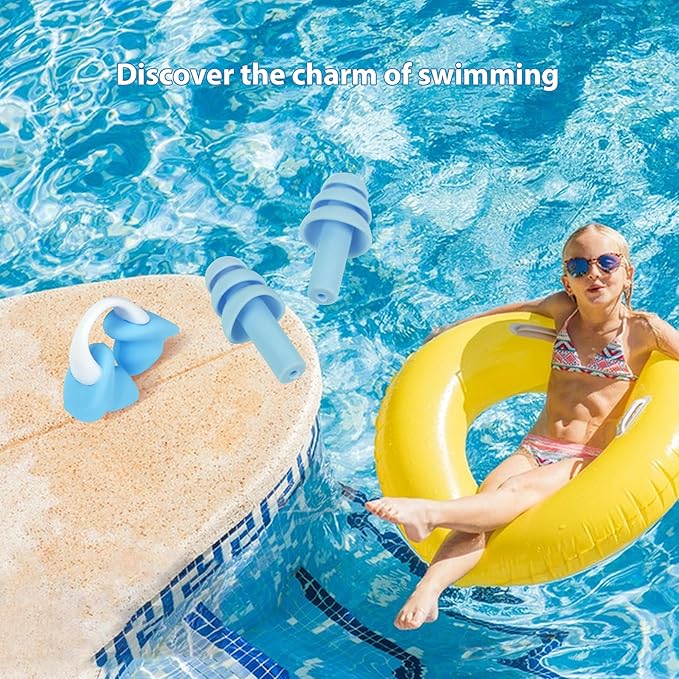 Nose Plugs for Swimming for Kids(Age 4-7),Painless Nose Clip for Swimming, Ensure Comfort and Safety in The Water