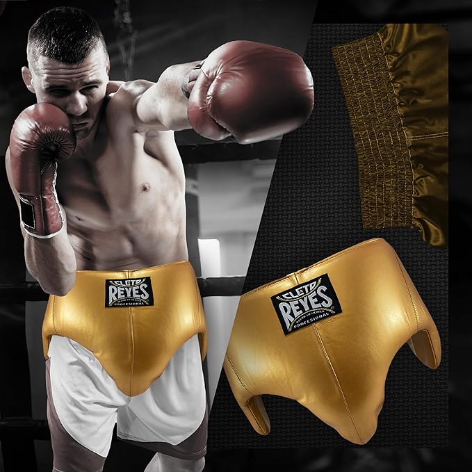 CLETO REYES Kidney and Foul Groin Protector, Boxing Training Equipment, Protective Gear for Men, Black