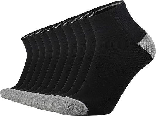 ONKE Max Full Cushion Low Cut Quarter Socks for Men Athletic Running Training Work Thick Warm Moisture Control Anti Blister
