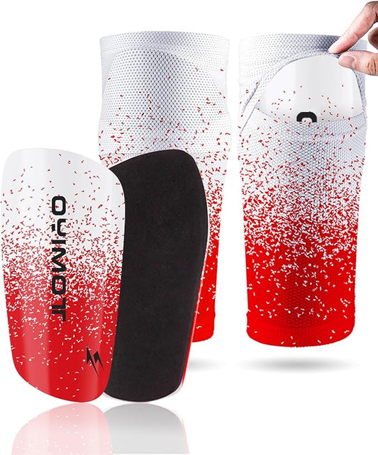 TOMIYO Soccer Shin Guards,Shin Guards Soccer Kids 10-12 and Shin Pad Sleeves with Inserted Pocket,Protective Soccer Equipment for Youth Adult,espinilleras de Futbol para Hombres for Team Sports
