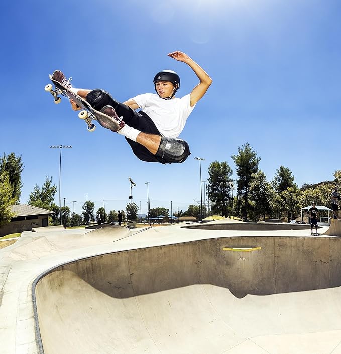 Triple Eight Deep Cover Helmet - Ideal for Skateboarding, Bicycling, BMX, and Roller Skating