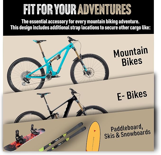 Send It. High Roller Tailgate Bike Pad V2 - Truck Accessories for Mountain Bikers, BMX, Ebikes & More (Full Size)