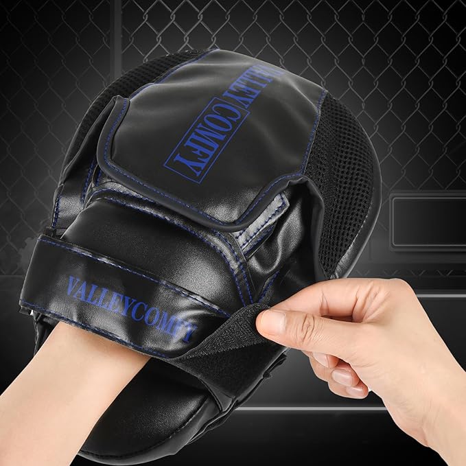 Valleycomfy Boxing Punching Mitts,Boxing Pads Mitts for Men,Ideal for Boxing Training,Kickboxing,Martial Arts