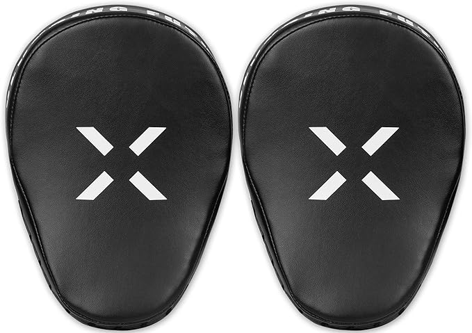 Punching Mitts for Boxing Leather Curved Punch Mitts Men & Women MMA Training Equipment Muay Thai Sparring Training Mitts MMA Hitting Pads Available Multiple Colors