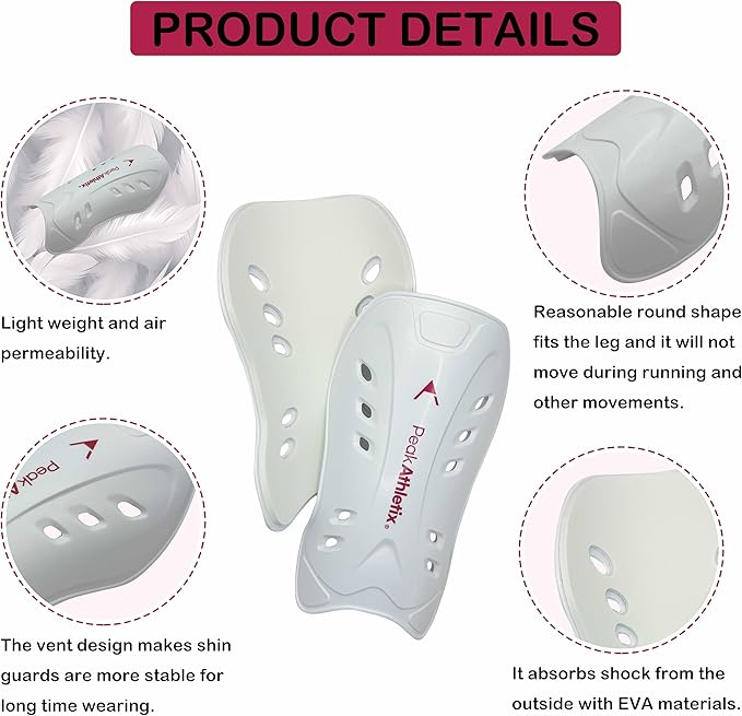 Soccer Shin Guards – Lightweight Protective Gear for Youth & Adults