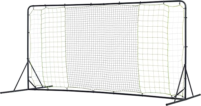 Franklin Sports Soccer Rebounder - Tournament Steel Rebounding Net - Perfect for Backyard Practice and Training - 12' x 6' & 6' x 4'