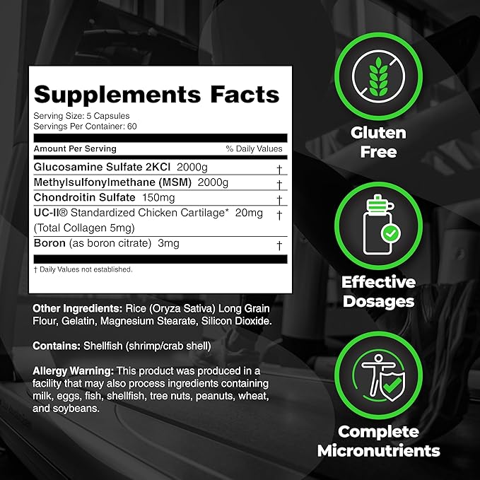 Species Nutrition Arthrolyze Joint Repair Supplement, Fortified with UC-II Collagen, MSM, Glucosamine, Chondroitin, High Potency Connective Tissue & Joint Support (300 Capsules)