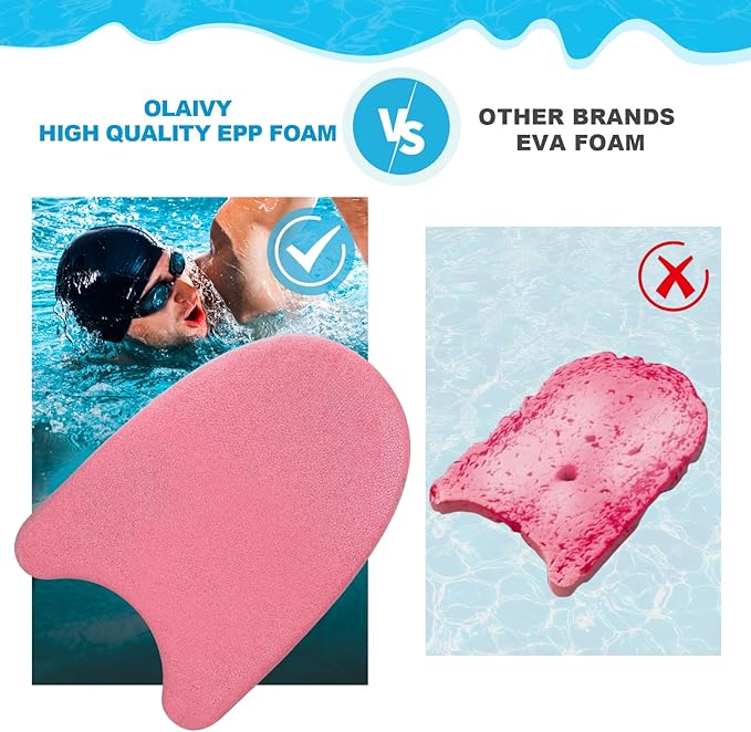 Swim Kickboard - EPP Material with Ultra-Lightweight and Great Buoyancy,Durability, Ideal for Beginners and Advanced Swimmers