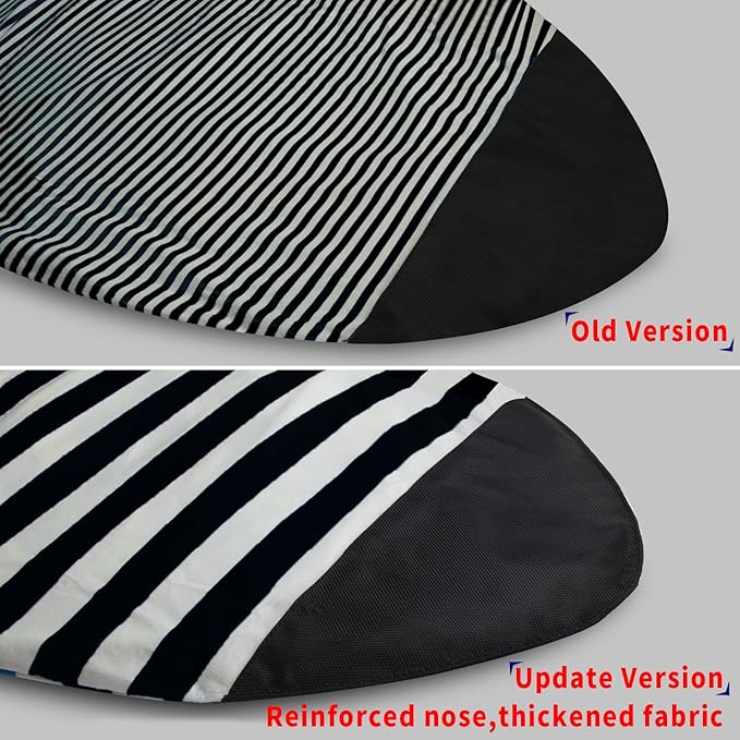 UCEDER Surfboard Sock Cover,Lightweight Stretch Board Bag for Sun Protection,Foldable Surfboard Sock Sleeve Perfect for Travel and Transportation