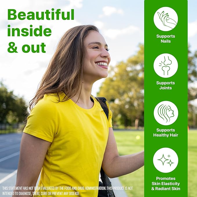 Orgain Hydrolyzed Collagen Peptides Powder For Women & Men, 20g Grass Fed Collagen, Unflavored - Hair, Skin, Nail, & Joint Support Supplement, Paleo & Keto, Non-GMO, Type I and III, 1lb