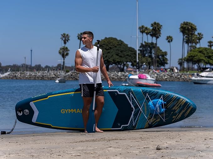 Paddle Board, Inflatable Stand Up SUP Paddle Boards for Adults & Youths of All Skill Levels, Wide & Non-Slip Deck Design Blow Up Paddleboards with Premium Accessories & Storage Bag