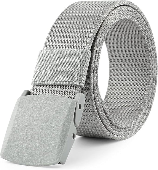 JASGOOD Nylon Canvas Breathable Military Tactical Men Waist Belt With Plastic Buckle