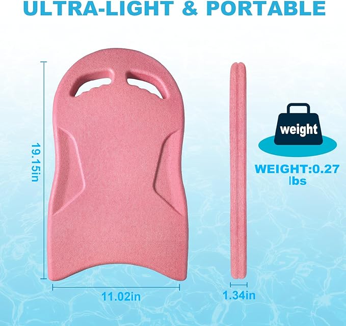 Swimming Kickboard, Lightweight and High Buoyancy Swim Training Board for Swimmers, Durable EPP Material, Ideal for Pool Exercise and Swimming Lessons