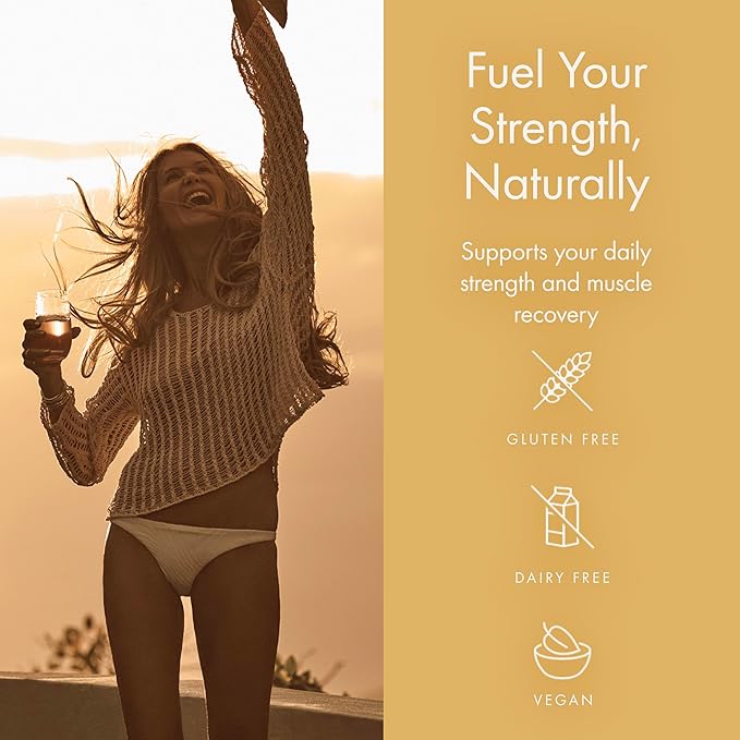 WelleCo HydroProtein Elixir, Potassium Electrolyte Powder with 15g Vegan Protein for Energy, Healthy Hair, Skin & Nails, Easy to Digest Powdered Electrolytes, Passionfruit, 9.5oz Jar