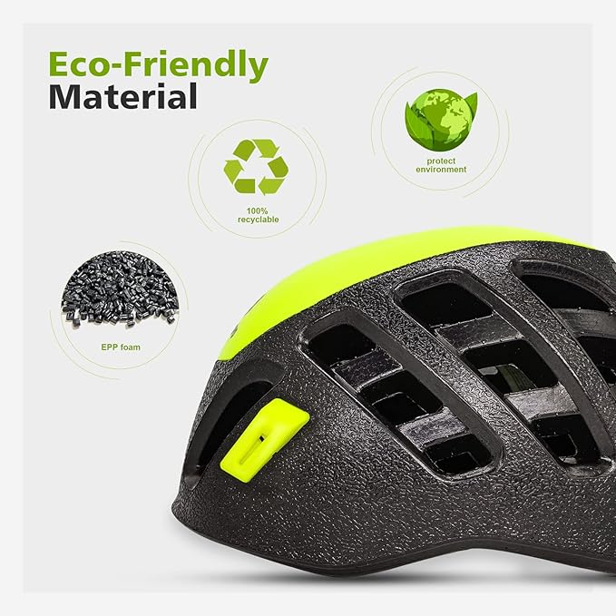 Rock Climbing Helmet for Adult, Lightweight Adjustable Helmet for Rock Tree Climbing Work at Height