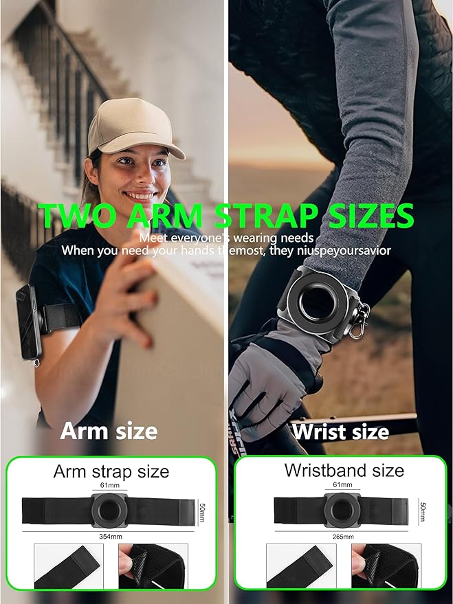 Running Phone Holder for iPhone,【Upgraded N52 Magnetic&Telescopic Anti Drop Rope】 360 ° rotatable,Armband,Wristband,Cell Phone Holder, for All Call Phone,iPhone/Sumsung/Android