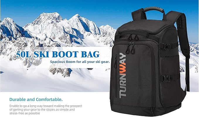 Ski/Snowboard Boot Bag/Skating Bag | Excellent for Store and Transport Gear, Jacket, Helmet, Goggles, Gloves & Accessories