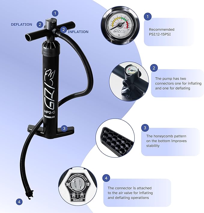 10’6’’ Portable Inflatable Stand Up Paddle Board (SUP) for Adults and Youth with Non-Slip Deck – Complete Accessories Kit, Perfect for Fishing, Yoga, Fitness & Family Fun