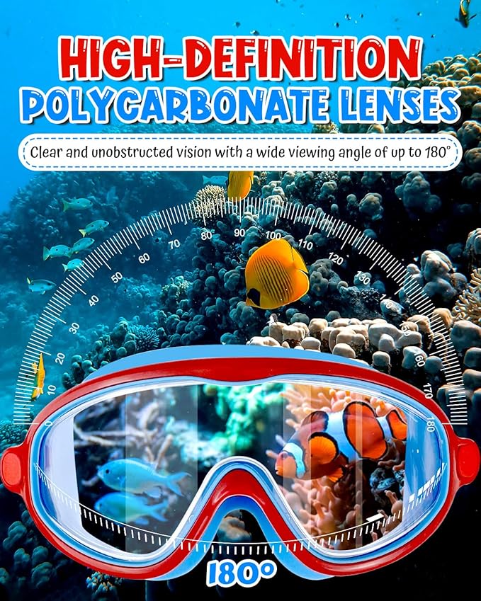 Rantizon Swim Goggles 2 Pack, Wide View Anti Fog&UV Swimming Goggles for Audlt, No Leaking Swim Glasses for Men Women Kids