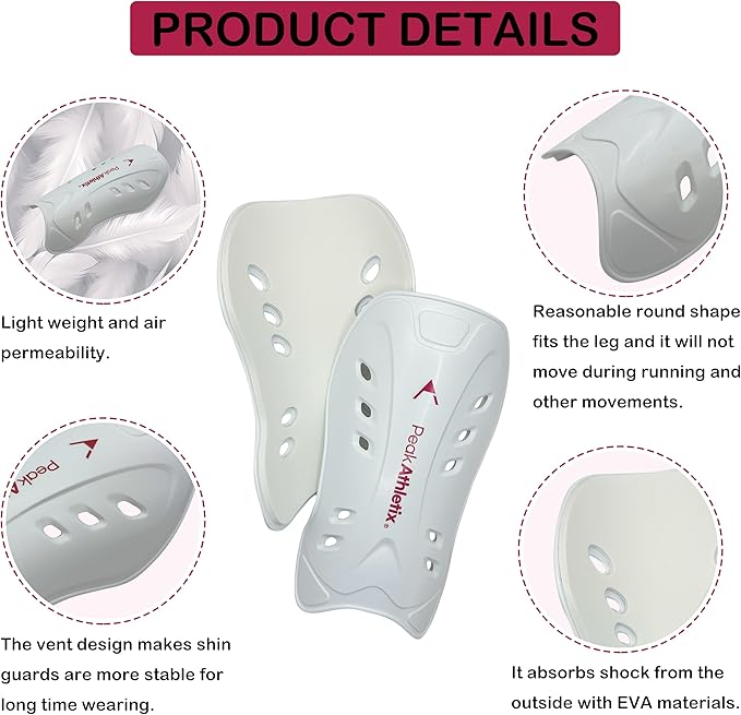 Soccer Shin Guards – Lightweight Protective Gear for Youth & Adults