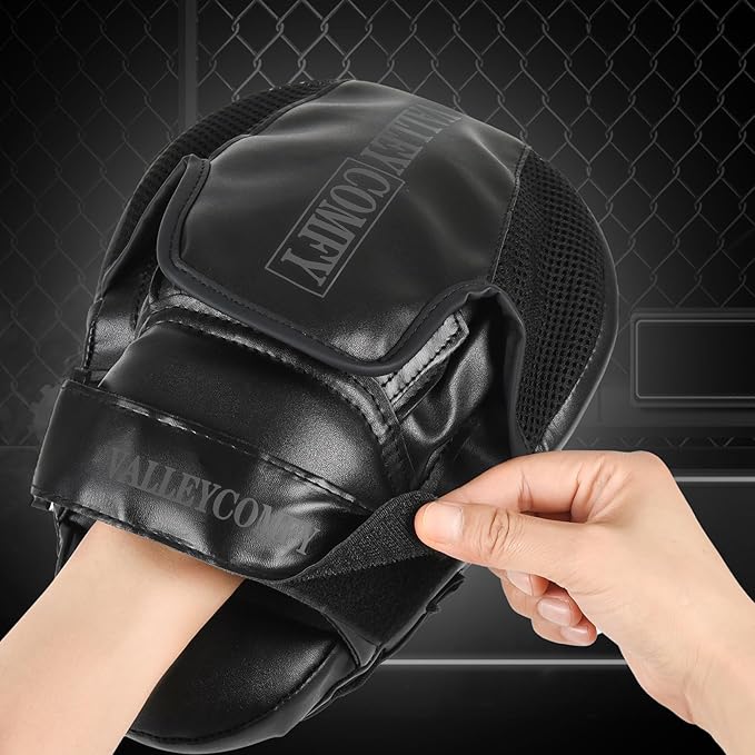 Valleycomfy Boxing Punching Mitts,Boxing Pads Mitts for Men,Ideal for Boxing Training,Kickboxing,Martial Arts