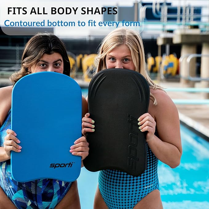 Sporti Adult Kickboard for Swim Training - Swimming Kickboard for Men Women, Water Board for Adult, Swimming Training Aid