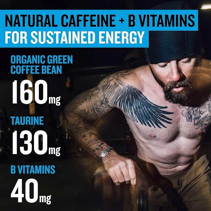 Zero Sugar Energy Drinks - Keto Natural Mix, Liquid Vitamin B Drink, Organic Caffeine Blend, On-the-Go Liquid Pack, Zero Sugar Grape Energy Packets by Mark Healey, Pack of 10