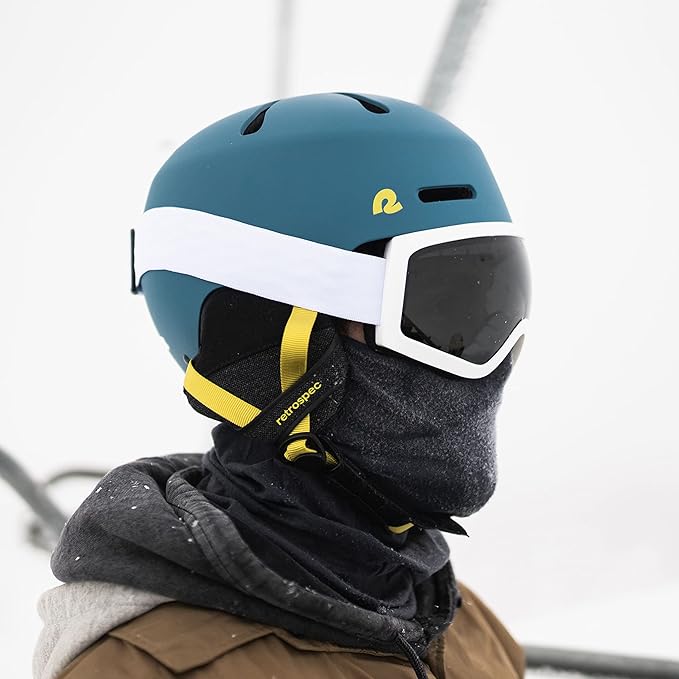 Retrospec Comstock Ski Helmet - Snowboard Helmet for Adults & Youth - Adjustable Fit Snow Helmet with Protective Shell and Breathable Vents for Men, Women, Boys & Girls