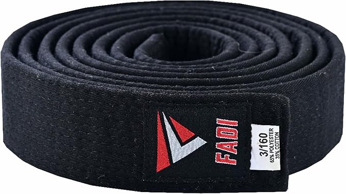 Martial Arts Belt for Karate, Judo, Aikido and Taekwondo - Durable Cotton-Polyester Blend for Adults and Kids