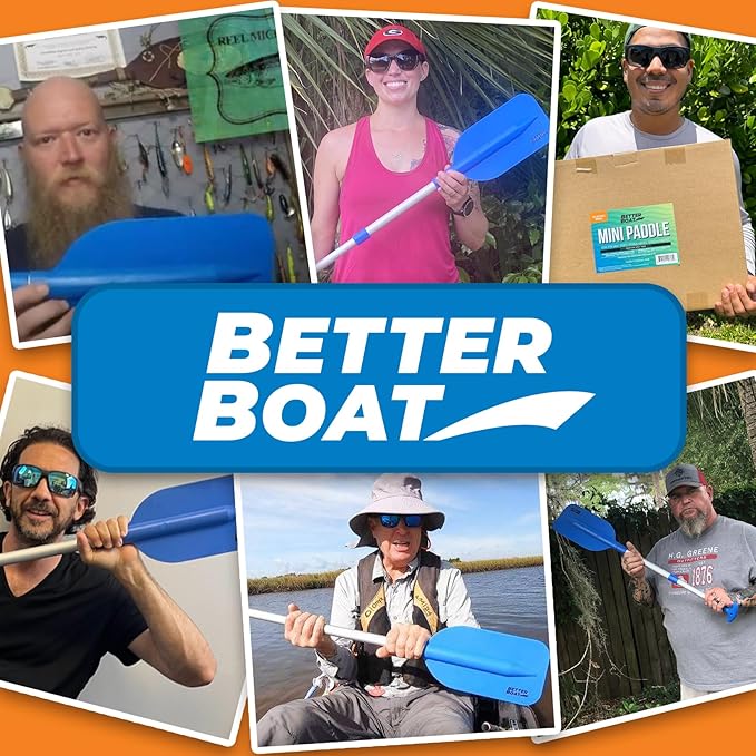 Boat Paddle Telescoping Plastic Collapsible Oar, Kayak, Jet Ski, Rafting, Mini Canoe Paddles, Tubing Floats, Rowing Safety Accessories for Kids and Adults