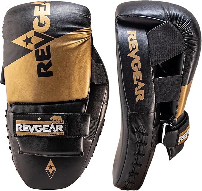 Revgear Phoenix Boxing Mitts and Pads Pair (All in One - Target & Glove) - Ideal Boxing Equipment for Men, Women, Kids - Perfect for MMA, Muay Thai, Kickboxing, Sparring, and Boxeo Training