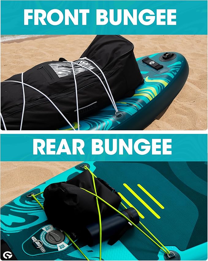 CETANA 11'6×35" Extra Wide Stand Up Paddle Board for Adults & Youth, 400lb Capacity Inflatable Paddle Board, Sup for 2+1 Person with Removable US Fin, 100L Backpack, Floating Paddle, Safety Leash