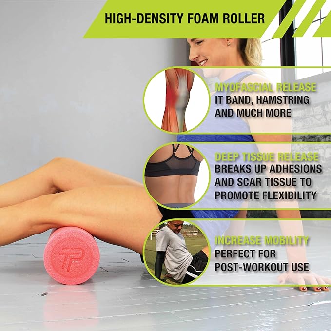 Pro-Tec Athletics Foam Rollers, Deep Tissue Massage Roller for Muscle Recovery and Physical Therapy, Durable Hollow Core