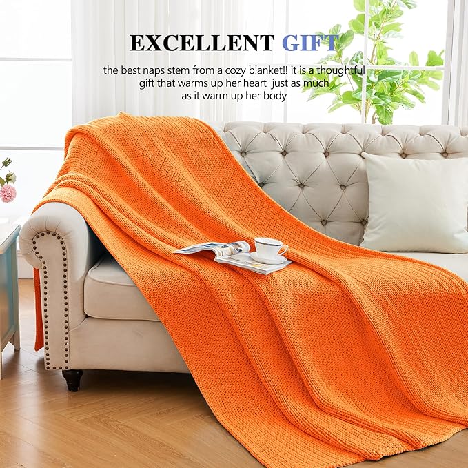 L'AGRATY Knitted Weighted Blanket - 50"x60" 10lbs Cooling Chunky Knit Heavy Blanket for Adults Braided Crochet Throw Thick Cable Yarn Knit Decorative No Beads Evenly Weighted Machine Washable