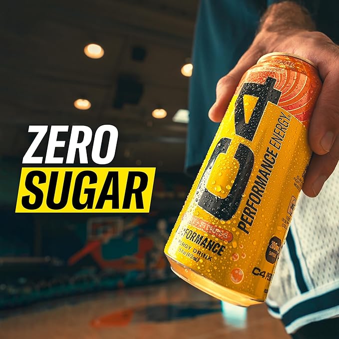 C4 Original Sugar Free Energy Drink 16oz (Pack of 12) | Cherry Limeade | Pre Workout Performance Drink with No Artificial Colors or Dyes