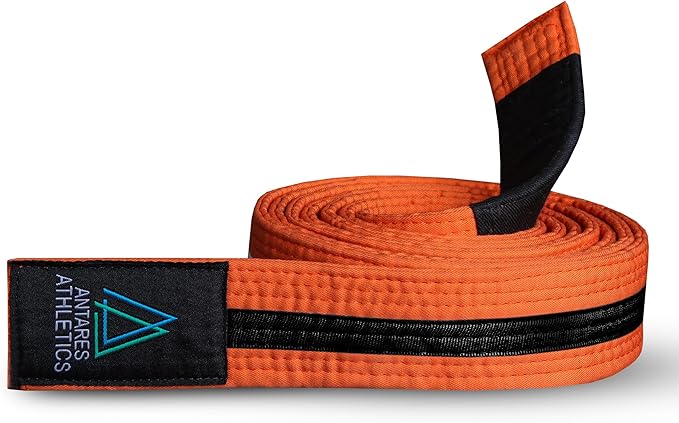 Brazilian Jiu Jitsu Belts Preshurunk Martial Arts Youth BJJ Belts for Girls & Boys with BJJ Ranking Stripes