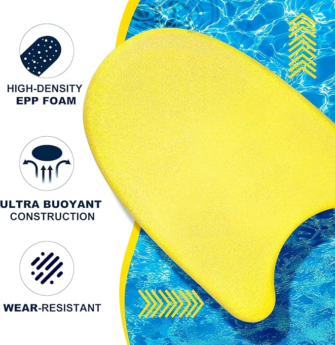 Swim Kickboard - EPP Material with Ultra-Lightweight and Great Buoyancy,Durability, Ideal for Beginners and Advanced Swimmers