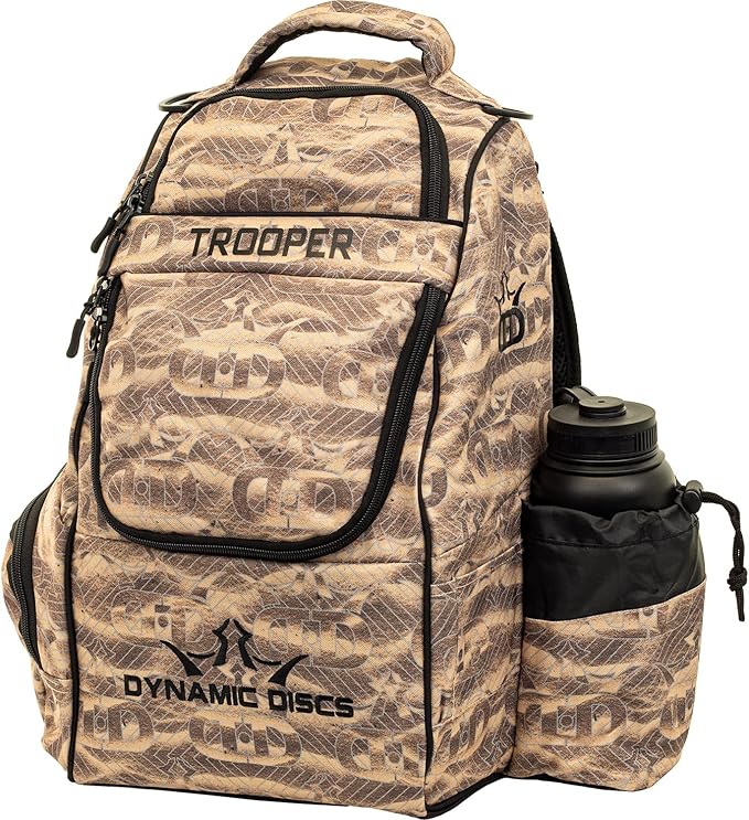 Dynamic Discs Trooper Disc Golf Bag | Large Frisbee Bags with 18+ Discs Capacity | Lightweight & Durable Backpack | Great Gifts or Disc Golf Accessories for Men | Ideal for Beginners & Pro Players
