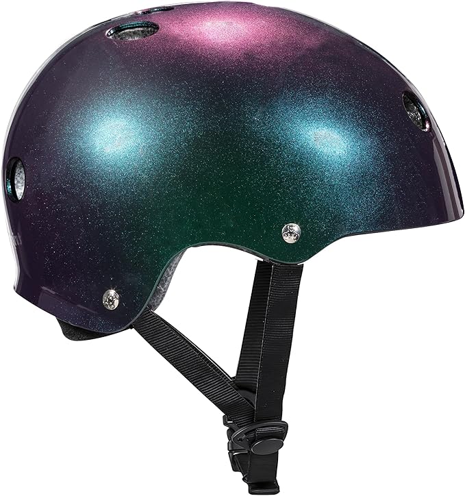Triple Eight Deep Cover Helmet - Ideal for Skateboarding, Bicycling, BMX, and Roller Skating