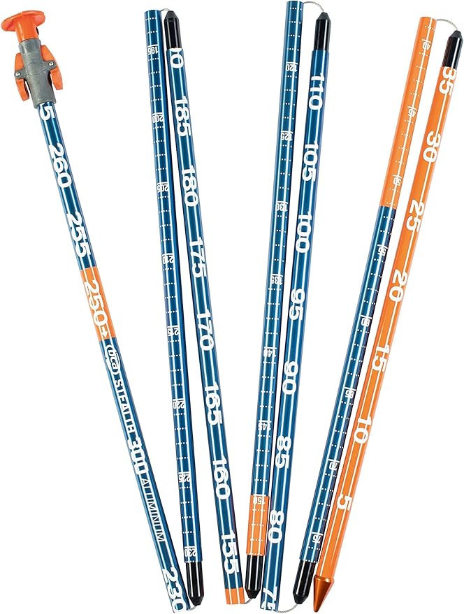 BCA Backcountry Access T4 Turbo Avalanche Beacon Kit Rescue Package - Includes The Tracker 4 Transceiver, 300 Centimeter Avalanche Probe, and Shovel with Saw.